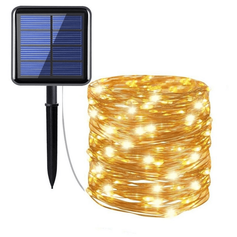 Luces Navideñas Con Carga Solar