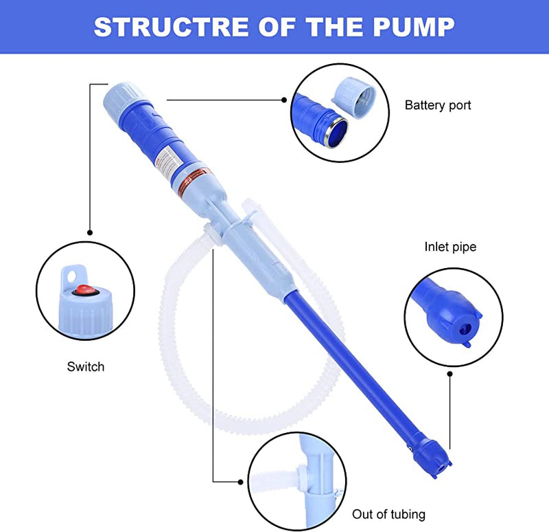 BOMBA MANUAL DE TRANSFERENCIA DE GASOLINA Y AGUA PARA CARRO 🚙🚘💦🛢️