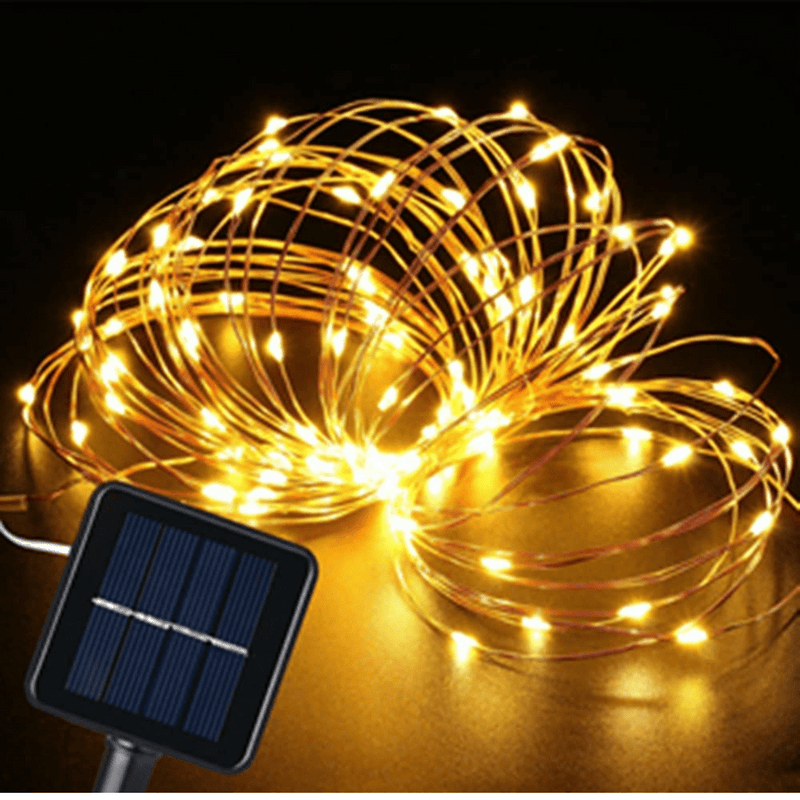 Luces Navideñas Con Carga Solar