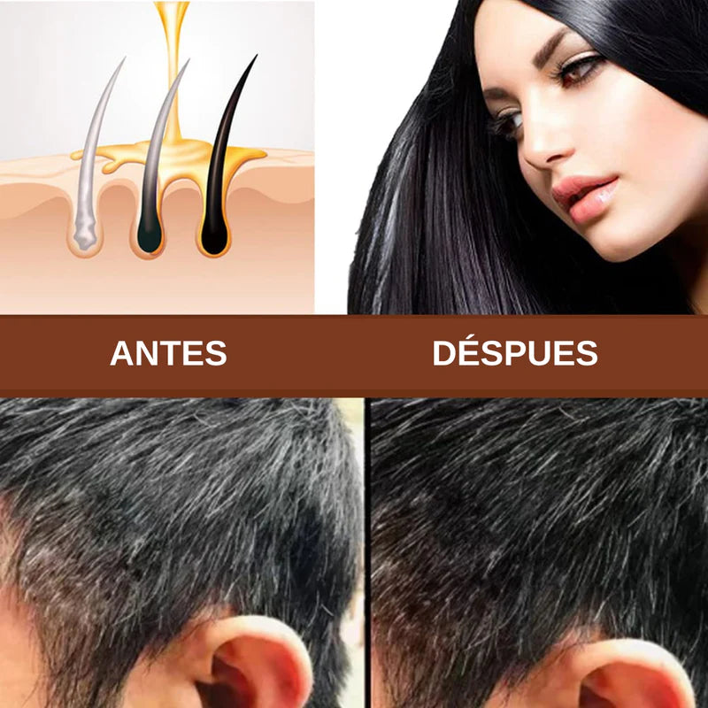 Nano Reparador - Shampoo Natural para Oscurecer y Crecer el Cabello