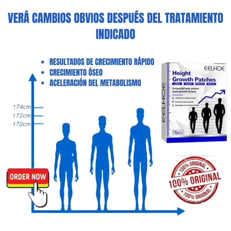 PARCHE HORMONAL - Para el Crecimiento