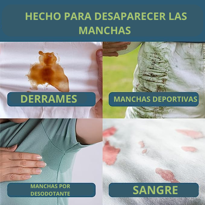 QUITAMAX - SACA LAS MANCHAS DE EMERGENCIA 🎁