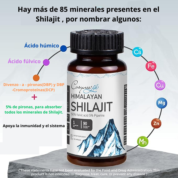 Shilajit en Capsula - Mejora al Instante