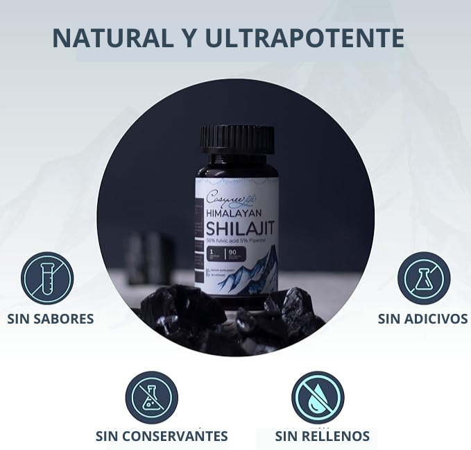 Shilajit en Capsula - Mejora al Instante