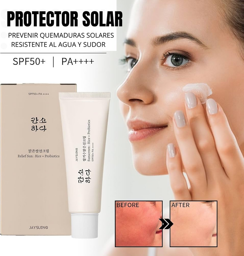 PROTECTOR SOLAR COREANO - Protege Tu Rostro y Elimina tus imperfecciones ☀️