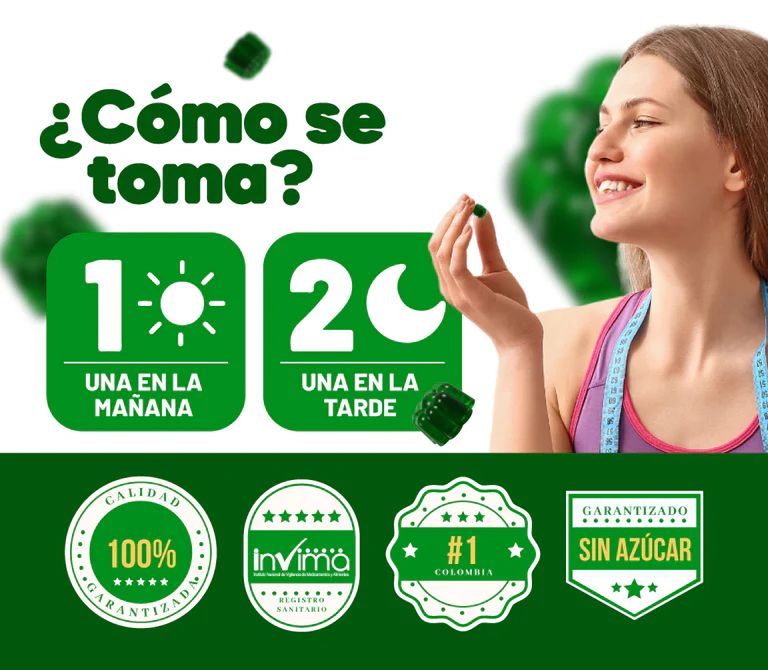 Gomitas de Té Verde - Tu mejor aliado 🍵💚